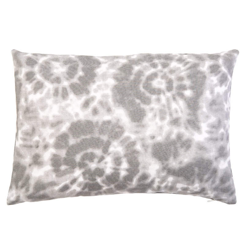 Peyton Ikat Reversible Throw Pillow, Gray, 14" x 48"