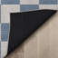 Tapis carré bleu Kehr-88709660
