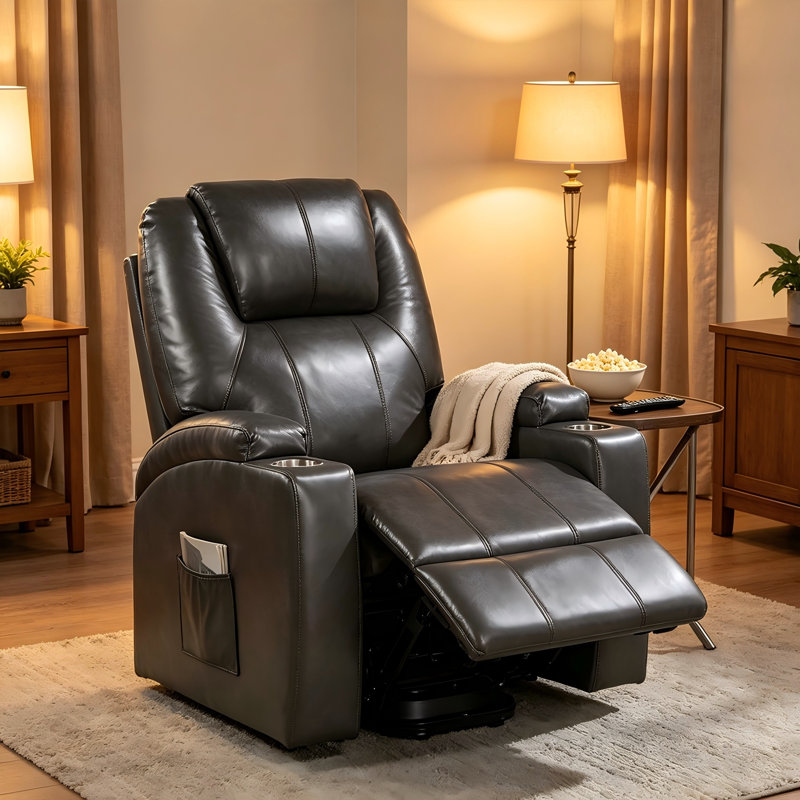 Fauteuil inclinable avec fonction de levage électrique et de massage