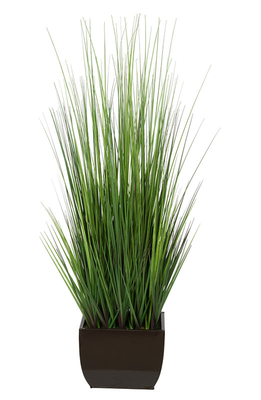 Jardinière en similicuir 44 po, Brun lustré