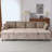 Chenille With Square Arms Sofa-516450593