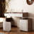 Solid wood simple new style clamshell dresser