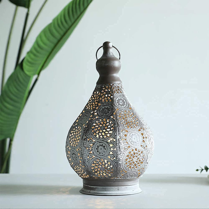 Lampe de bureau grise 11,5 po Fransisca
