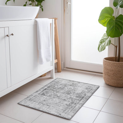 Machine Washable Indoor/Outdoor Christain ACN1229 Rug