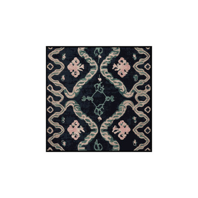 Machine Washable Gray Area Rug