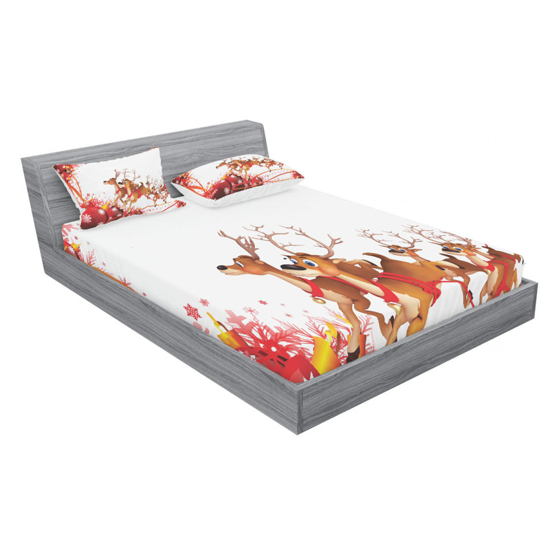 Microfiber Sheet Set, Full Sheet Set with Fitted Sheet