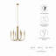 Lustre 6 lumières Penrose de Modway-1277121358