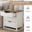 27"Tall Modern Nightstand with Storage,3-Drawers End Table for Living Room,Wood Bedside Table With Rectangular For Bedroom,Office, Set Of 2-773683149