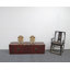 2 Piece Solid Wood Coffee Table Trunk