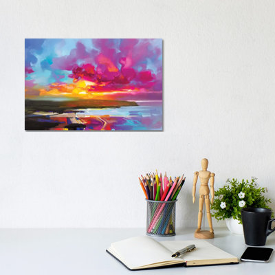 Euphoric Glow 2 by Scott Naismith - Wrapped Canvas Print