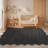 Scalloped Washable Rugs for Living Room Neutral Area Rugs Ultra-Thin Non Slip Large Bedroom Carpet Indoor Stain Resistant Contemporary Carpet for Dining Room Dorm-898702931-898702929