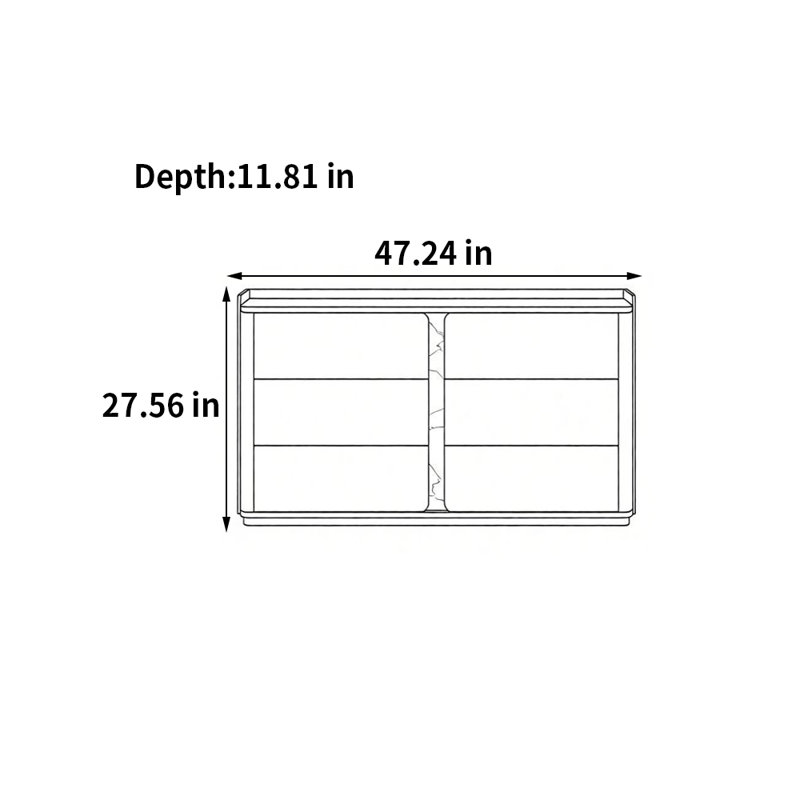 Armoire de rangement à tiroir minimaliste italienne