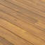 Table de salle à manger d'extérieur moderne moderne en teck, bois d'acacia, conception à lattes, en bois franc durable, naturellement résistante aux intempéries, parfaite pour une utilisation à l'extérieur