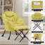 Upholstered Armchair with Footstool-1597684784