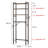 Over The Toilet Storage Freestanding Metal Wood with Shelf-363327271
