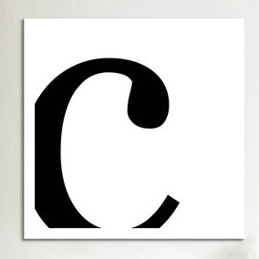 Estampe numérique sur toile tendue avec châssis, c, H 26 po x l 26 po x P 1,5 po