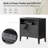 Shera Modern 28"W 3-Drawer Solid End Table with Integrated Power Station Set of 2-615577474