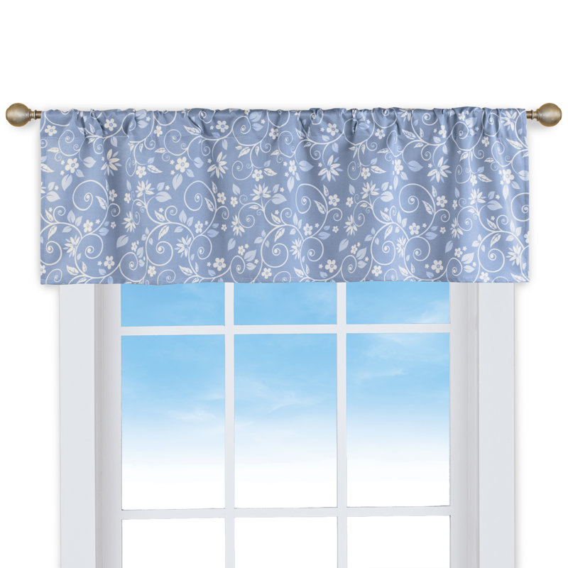 Donelda Floral Tailored Window Valance