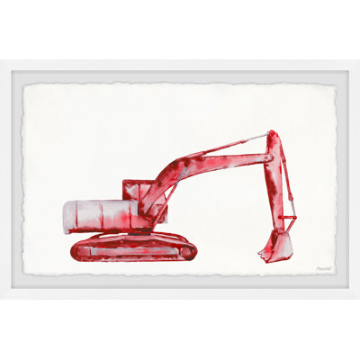 Bodella Excavator Framed Print