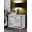 MOON WHITE MARBLE LED Nightstand