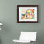  Art mural encadré - Décoration murale Wyanne «Le causeur» avec cadre mat - Art du salon, de la cuisine et de la salle de bain - 11 x 14-33347100-33347146-119357974