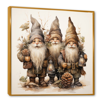 Rustic Gnome Gathering - Gnome Wall Art
