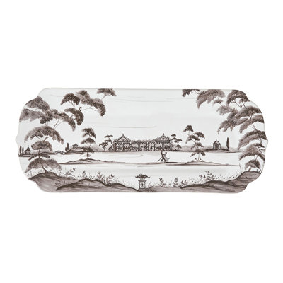 Country Estate 15" Hostess Tray - Flint Gray