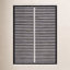 Del Norte Beige Black Flatweave Striped Rug