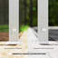 Pergola d'extérieur, auvent rétractable avec fixation magnétique