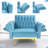 Siemon Velvet Accent Chair with Ottoman-956656804