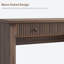 Rangement de bureau cannelé, bureau de direction moderne de 54 po avec station de charge, bureau d'écriture en bois avec classeur et tiroirs pour bureau, salon-1960220364