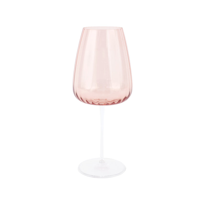 Francesca Wine Glass, Pink