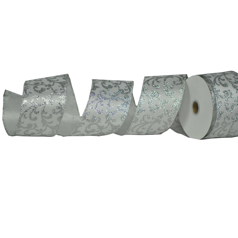 Ruban en tissu 2,5 po, Blanc