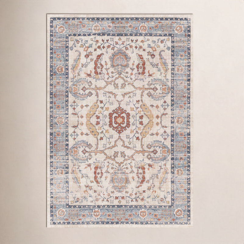 Robert Oriental Rug, Rectangle 6'7" x 9'