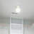 1-Light 6"W Indoor White Round Flush Mount with White Glass with Built-In Switch and Pull Chain-11800923