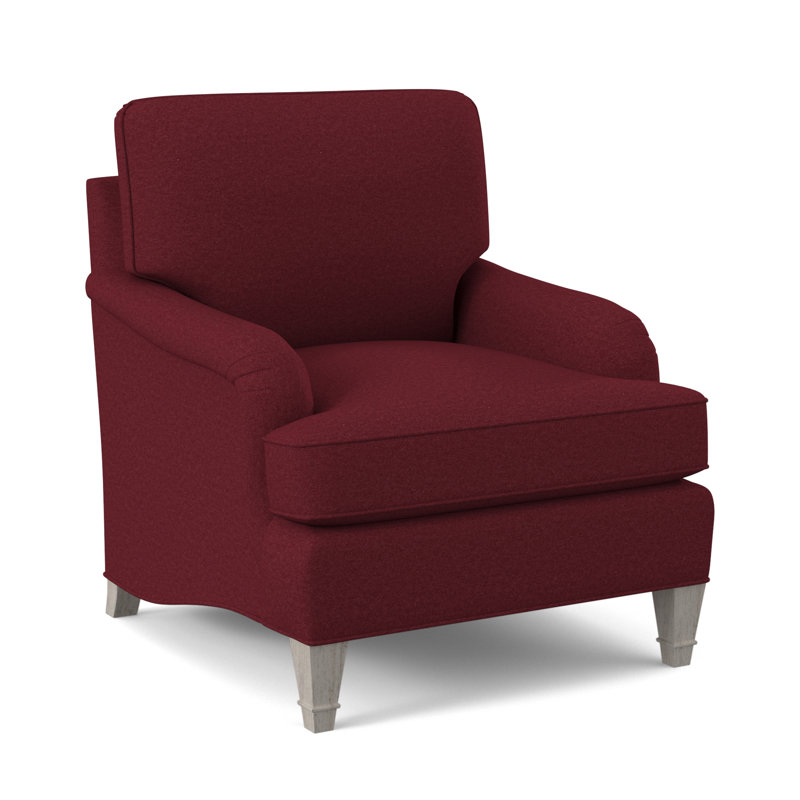 Fauteuil Everton, Rouge Margaret, Bisque