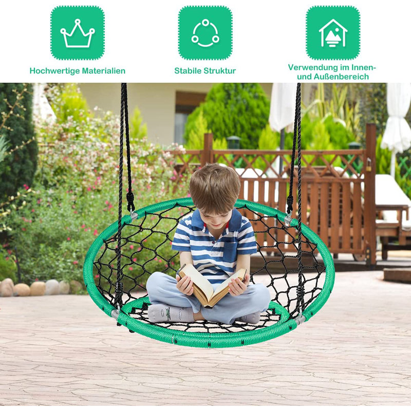 Mueller Freeport Park Swing Set with 1 Swing(s), Green