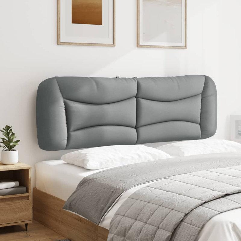 Coussin de tête de lit vidaXL gris clair 152 cm vidaXL, Gris clair, Grand
