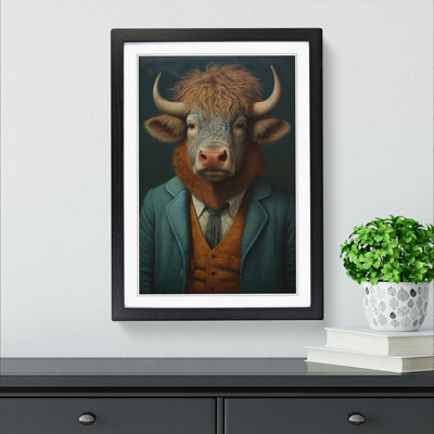 Bison Painting - Framed Print