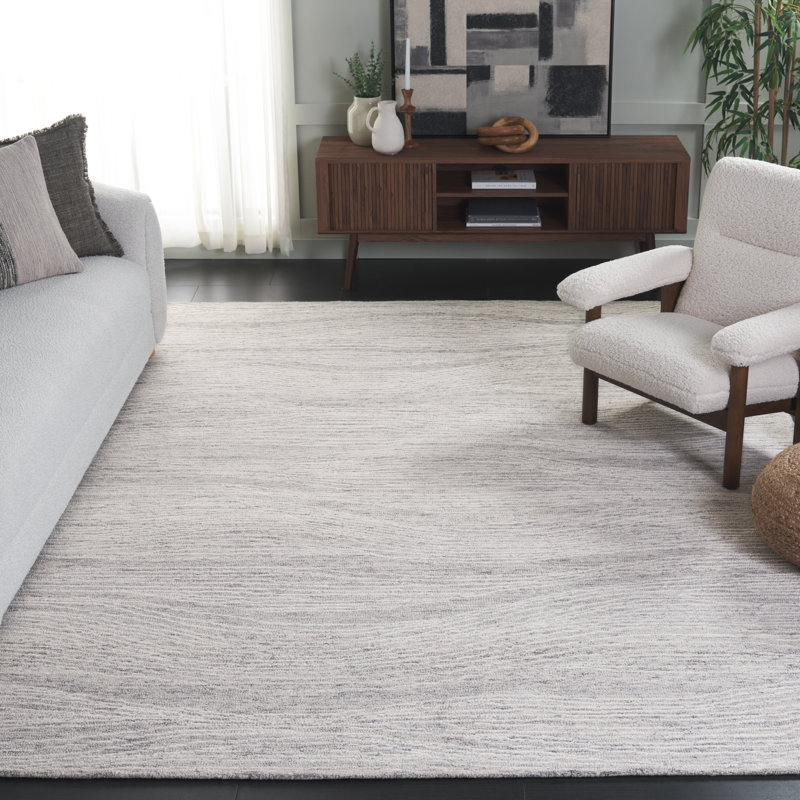Abstract Wool Hand Tufted Area Rug, Rectangle 244 x 305 cm