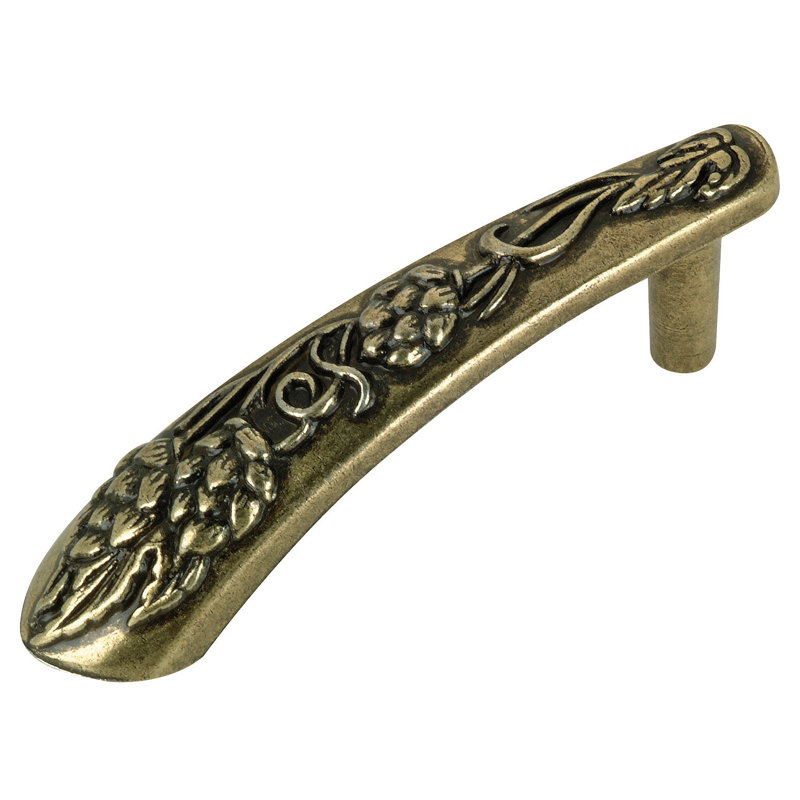 Expression 2.5312" Center to Center Arch Pull, Antique English