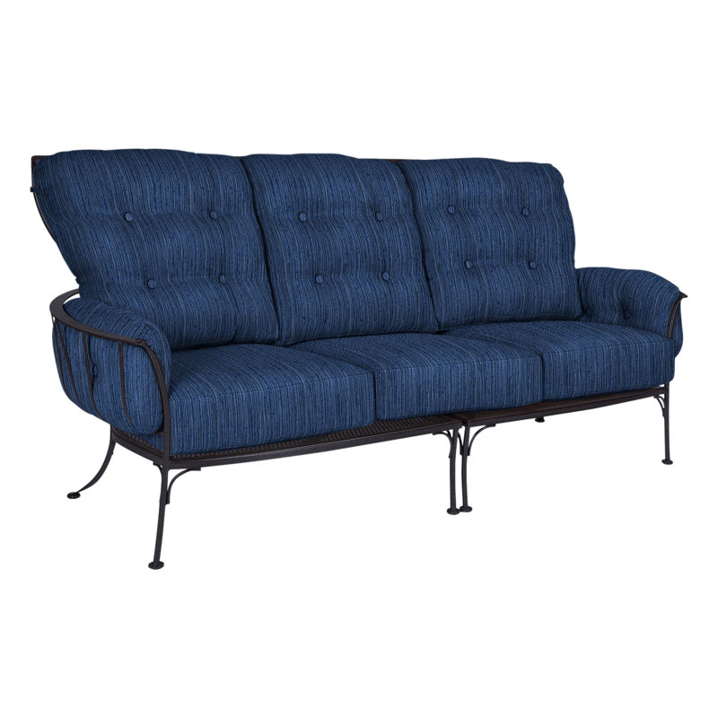 Monterra Outdoor 3 - Seat Patio Sofa, Graphite, Sahara Cafe