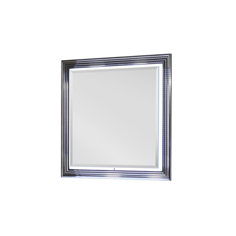 MOON SMOOTH MIRROR WITH LED, White