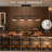 4-Head Modern Dimmable Integrated LED Linear Kitchen Island Pendant