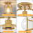 Coletti 1 - Light Modern Glass Drum Semi Flush Mount Ceiling Light Fixture for Dinning Room Living Room Bedroom Hallway Entryway Kitchen-84587450