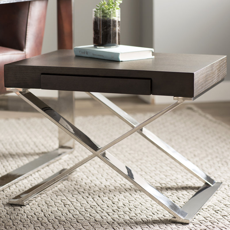 Table d'appoint Pangea Home Alexa, Espresso