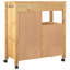 Solid Wood Bar Cart-110280327