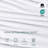 Lacoste Cotton Percale Sheet Set, Crisp Feel & Breathable Bedding, Deep Pocket Fitted Sheet, White, Cal King-35177727-35177723