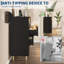 Commode 7 tiroirs cannelée pour chambre à coucher-800979643