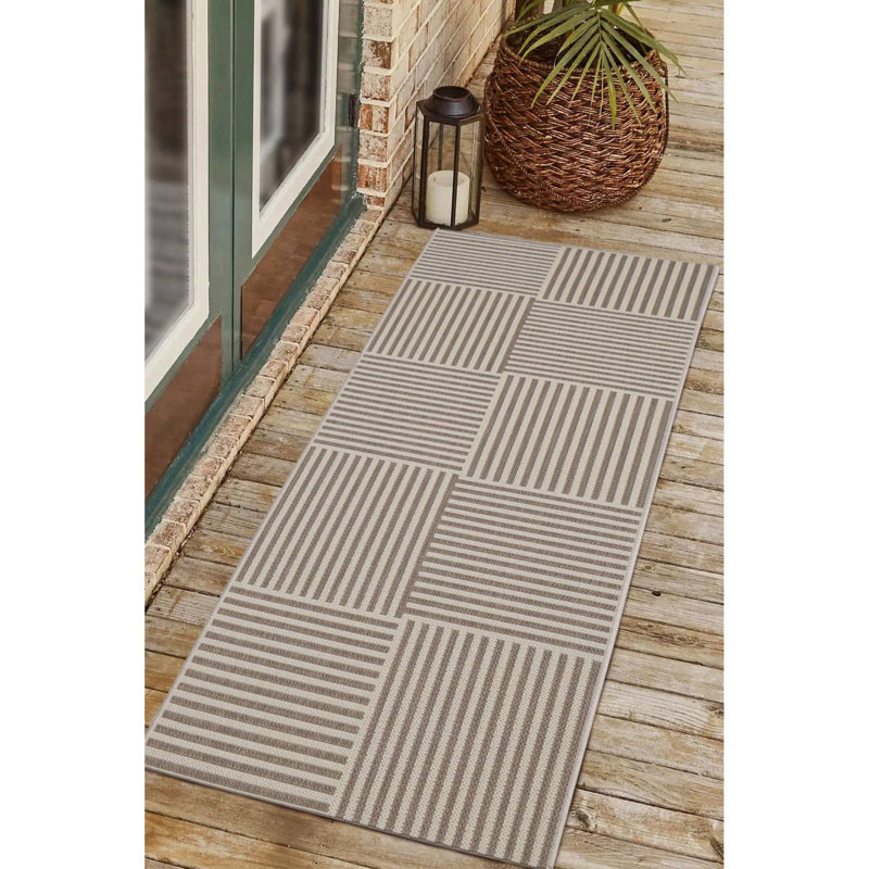 Geometric Area Rug, Runner 67 x 300 cm